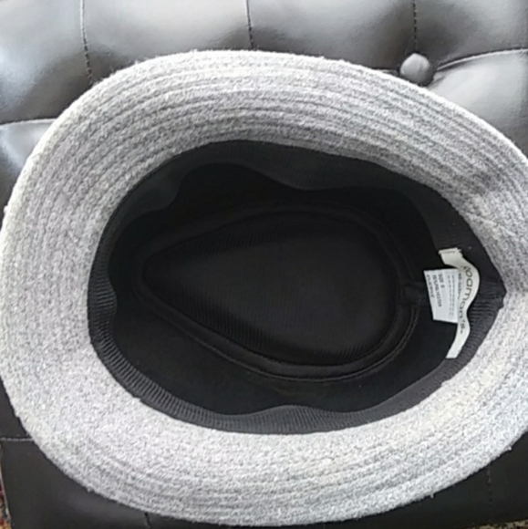 🚨Final Sale Firm Offer No Further Price Drops🚨 Roaman’s Grey Pinstriped Fedora - Picture 3 of 7